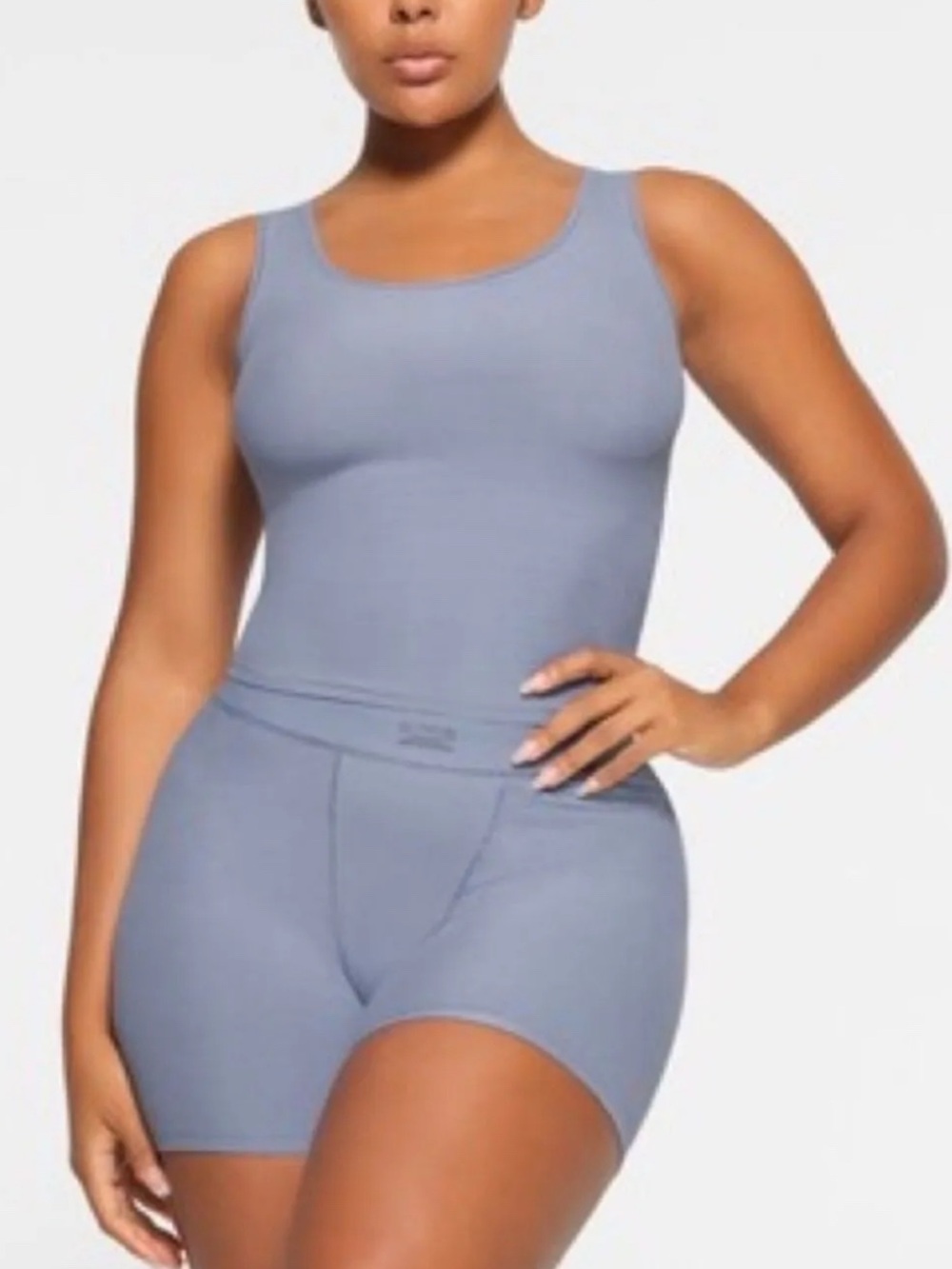 SKIMS Cotton Rib Tank L